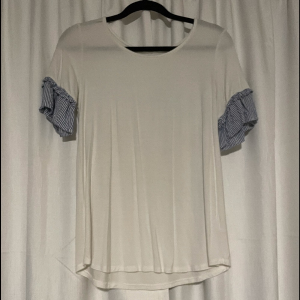 small white shirt